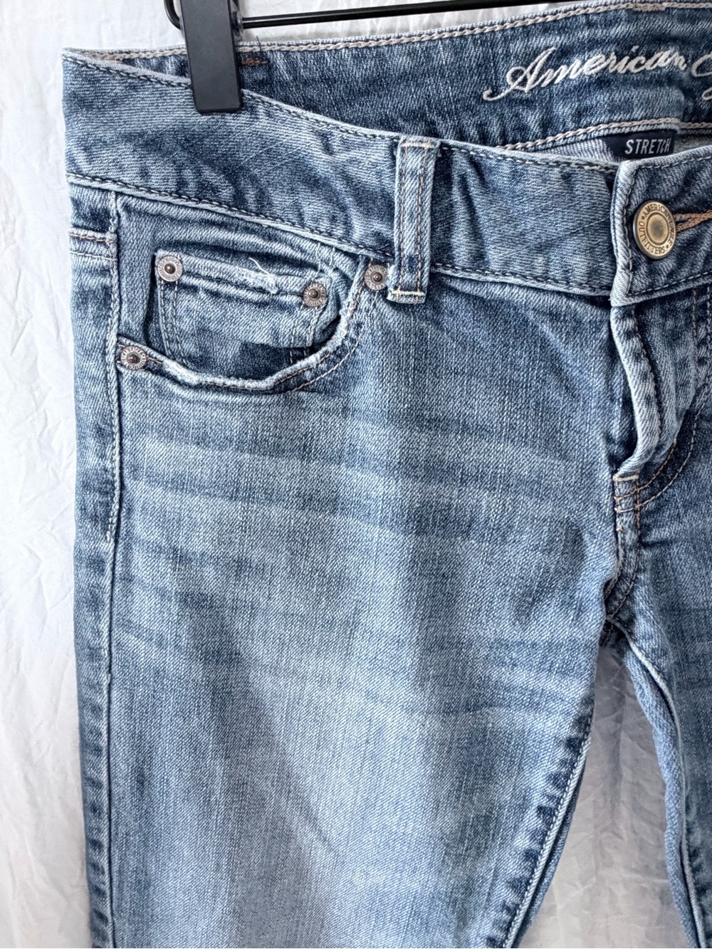 Vintage American Eagle Outfitters Super Low Rise Favorite Boyfriend Jeans - Picture 3 of 11